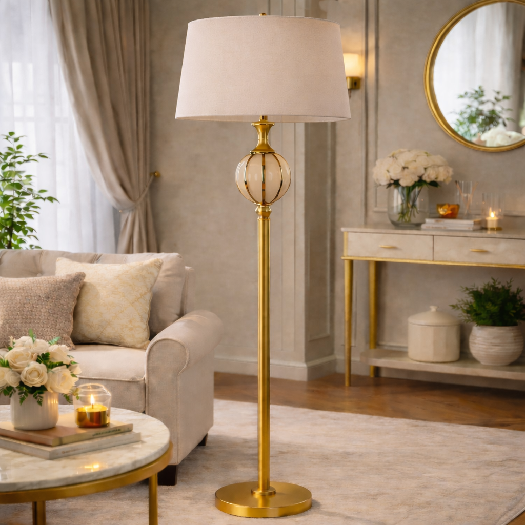 ستاند لامب مودرن جولدن جلوب