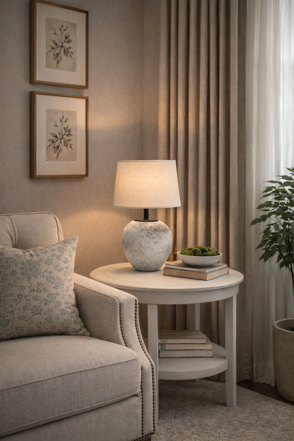 تيبل لامب الحجر العضوي - Wabi Sabi