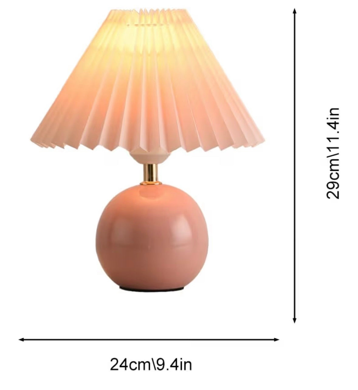 مصباح طاولة عصري بتصميم أوريغامي