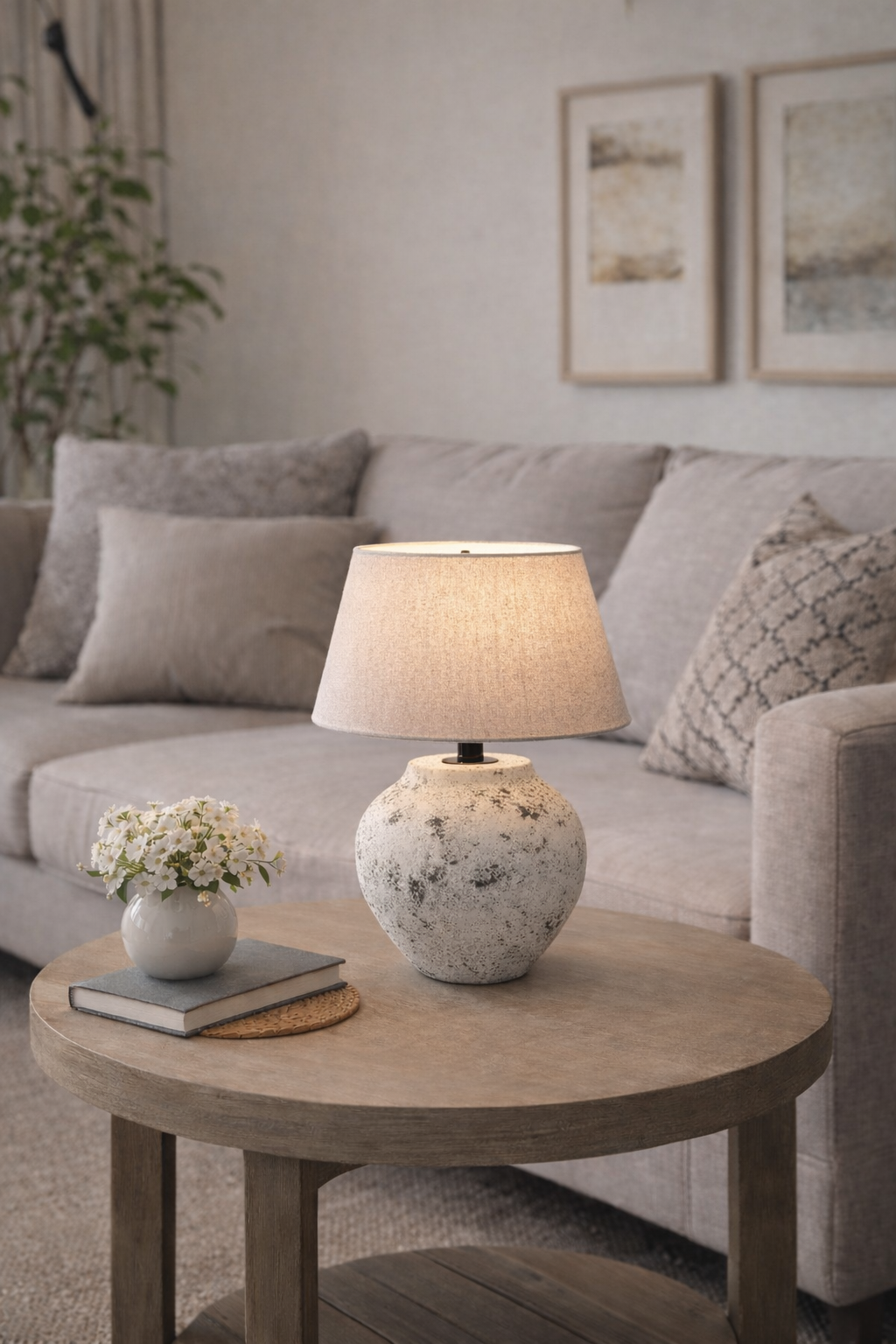 تيبل لامب سكون العاج