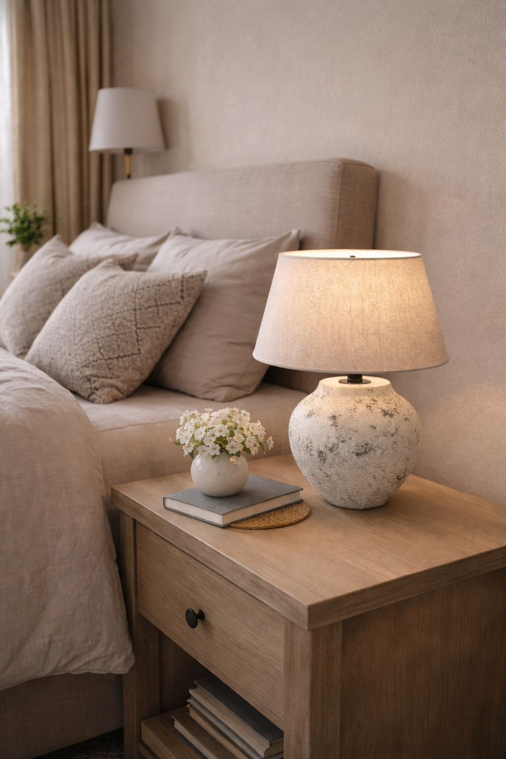 تيبل لامب سكون العاج