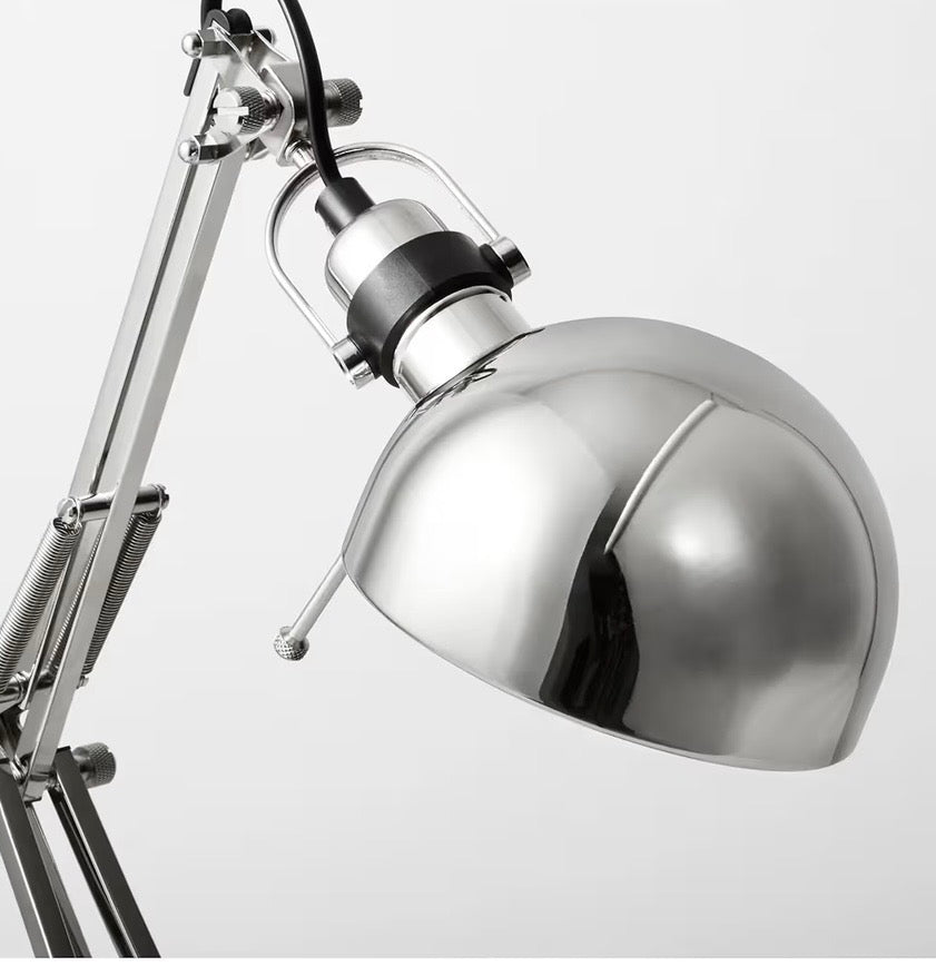 مصباح مكتب معدني قابل للتعديل – ستانلس ستيل