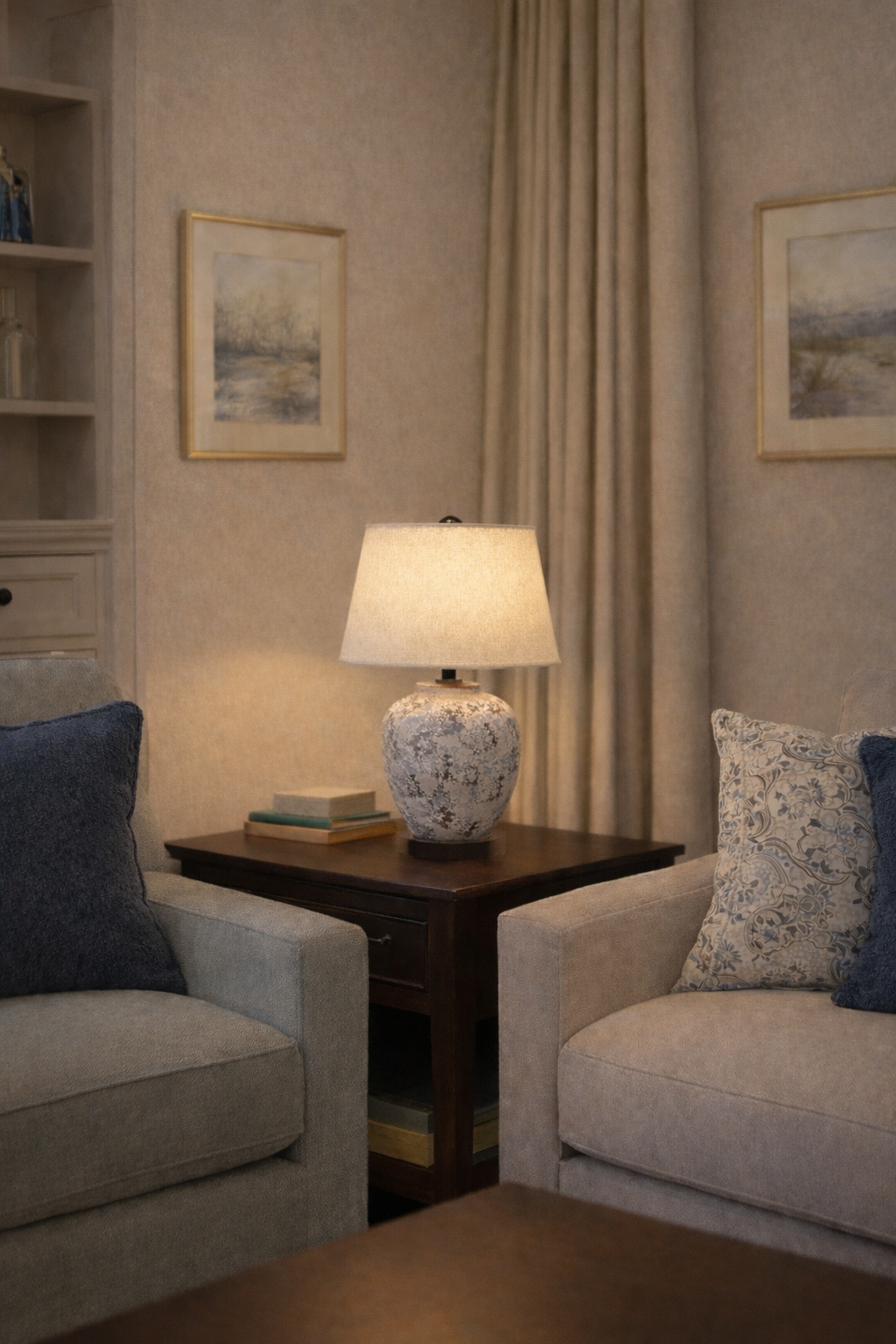 تيبل لامب أمواج - تصميم Wabi-Sabi