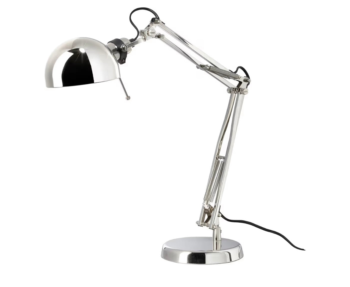 مصباح مكتب معدني قابل للتعديل – ستانلس ستيل