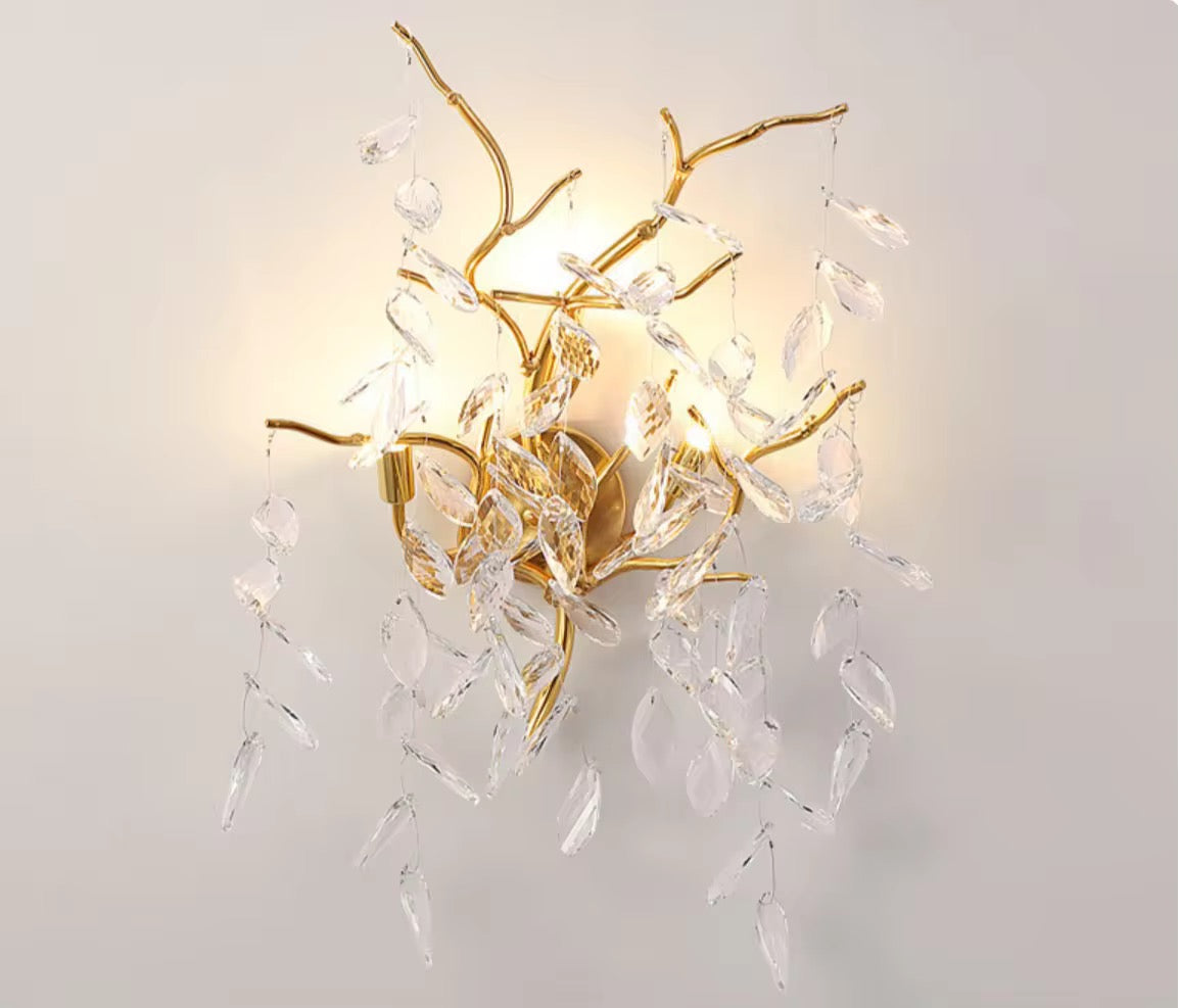 إضاءة جدارية كريستال برانش