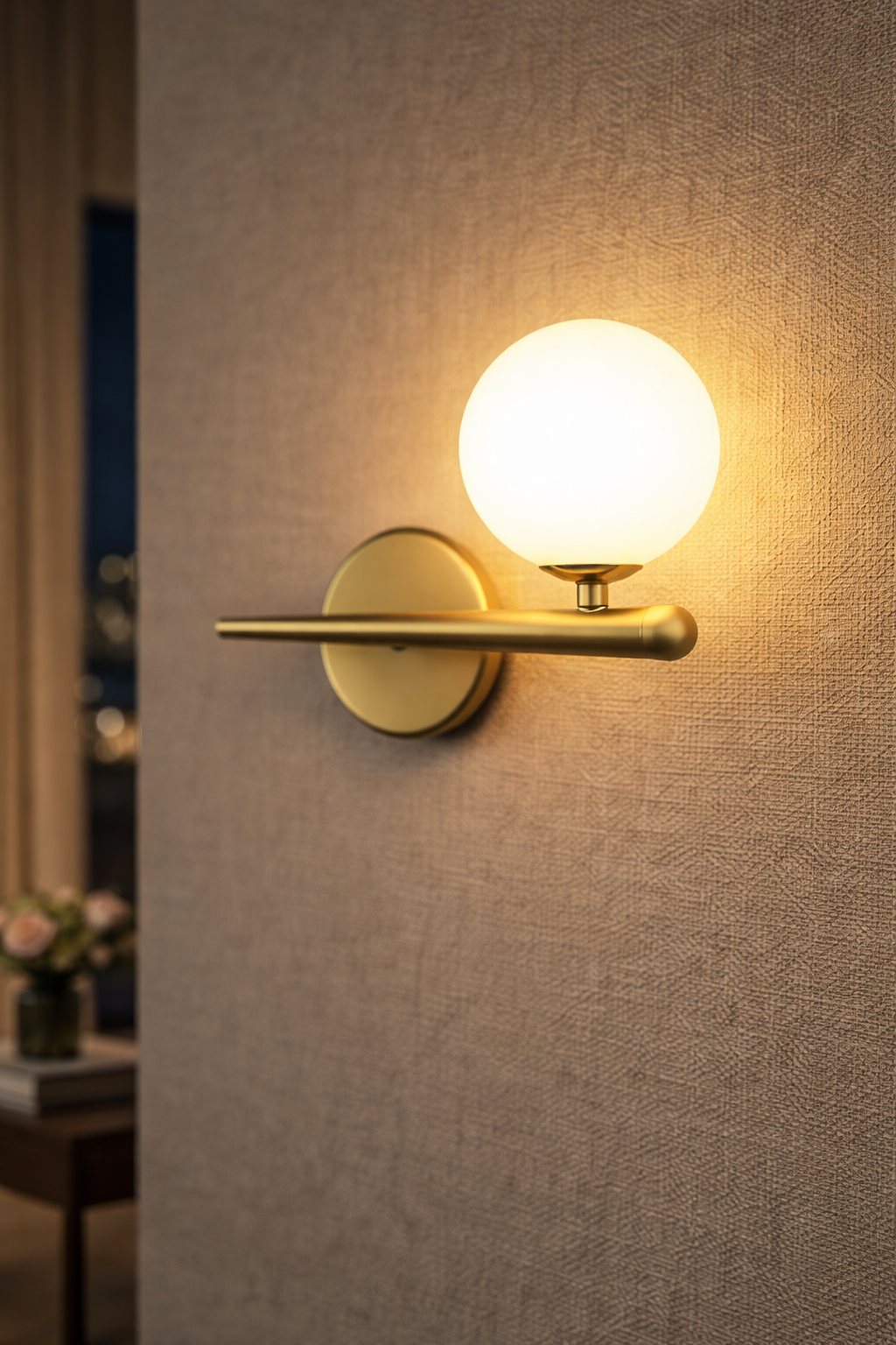 إضاءة جدارية سفيرا براس