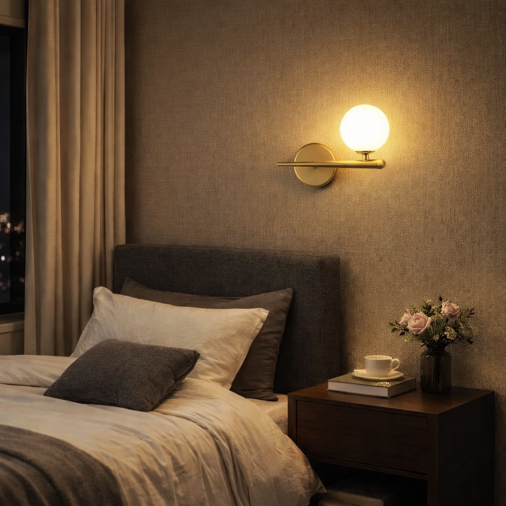 إضاءة جدارية سفيرا براس