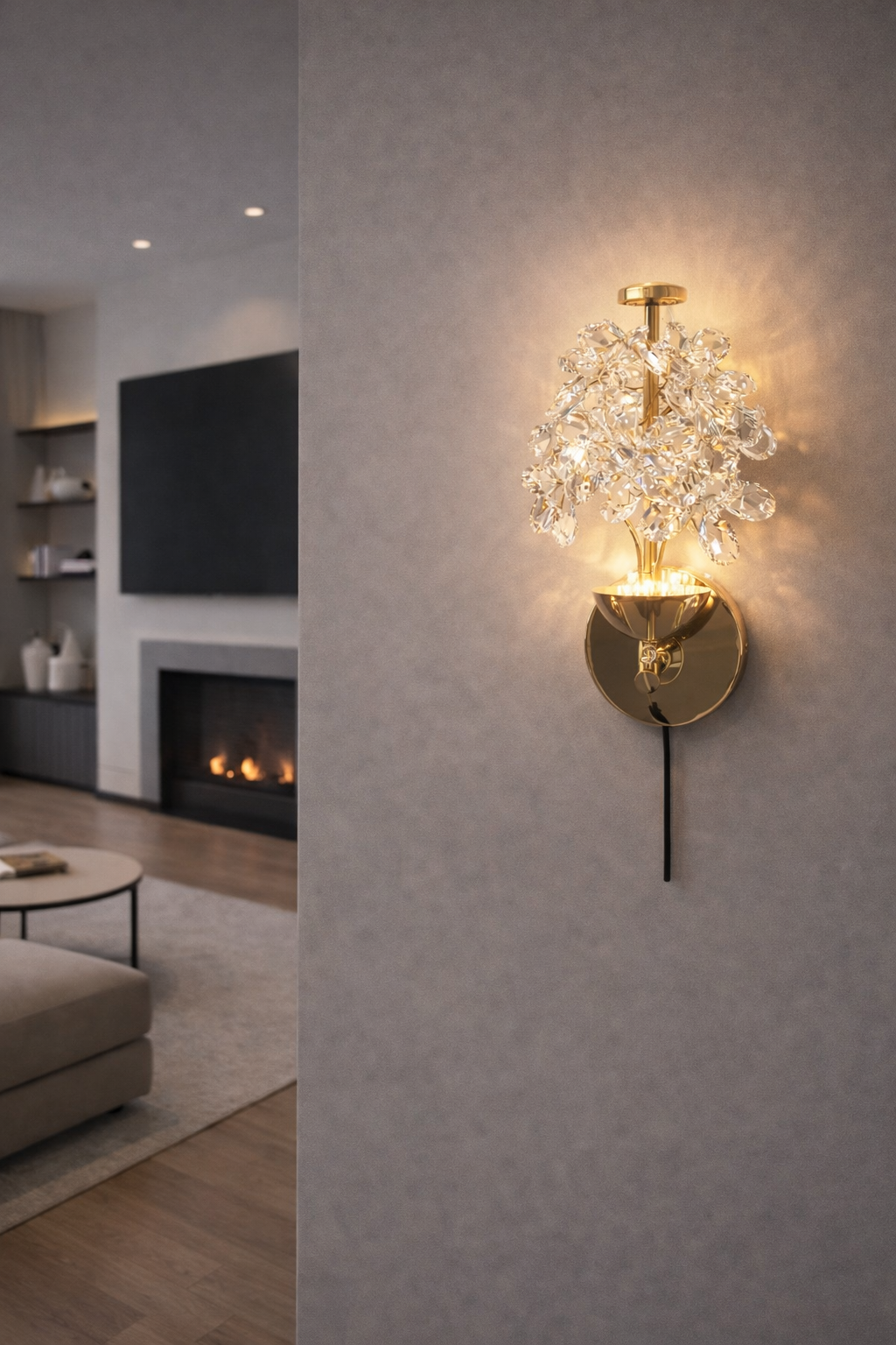 إضاءة جدارية راديانت كريستال آرك