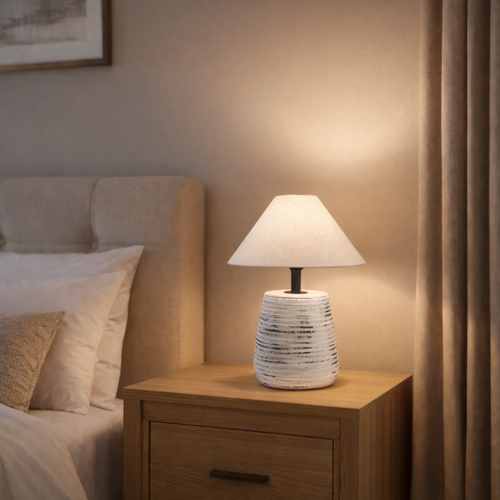 مصباح إيقاع الطين – Wabi Sabi