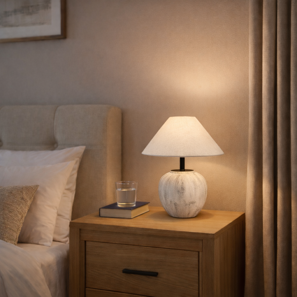 تيبل لامب سكون الحجر -Wabi Sabi